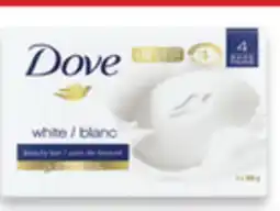 Walmart Dove beauty bars 4 x 106 g offer