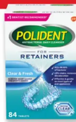 Walmart Polident retainer cleanser offer