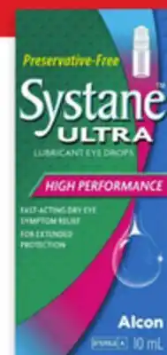 Walmart Systane eye drops 10 mL offer