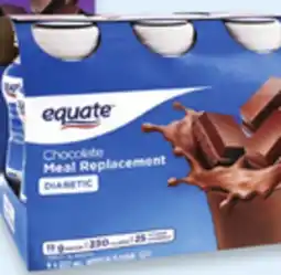 Walmart Equate high protein 6 x 235 mL or diabetic 6 x 237 mL nutritional liquid offer
