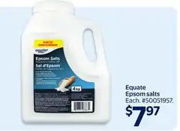 Walmart Equate Epsom salts offer