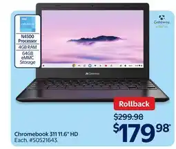 Walmart Chromebook 311. 11.6 HD Laptop offer