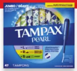 Walmart Tampax premium tampons offer