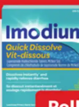 Walmart Imodium Quick Dissolve tablets offer
