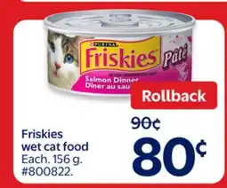 Walmart Friskies wet cat food offer