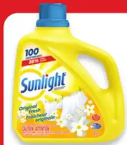 Walmart Sunlight 100 loads laundry detergent offer