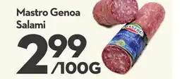 Longo's Genoa Salami offer