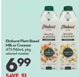 Longo's Plant-Based Milk or Creamer offer