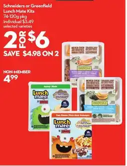 Longo's Lunch Mate Kits offer