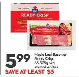 Longo's Bacon or Ready Crisp offer