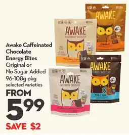 Longo's Caffeinated Chocolate Energy Bites offer