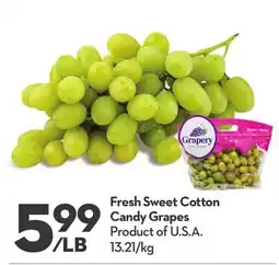 Longo's Fresh Sweet Cotton Candy Grapes offer