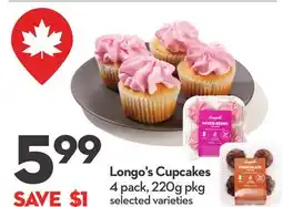 Longo's Cupcakes offer