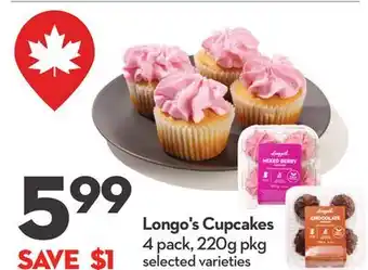 Longo's Cupcakes offer