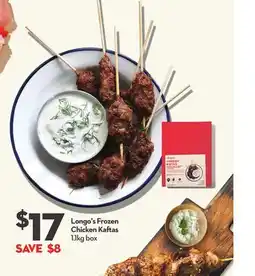 Longo's Frozen Chicken Kaftas offer