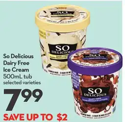 Longo's Dairy Free Ice Cream offer