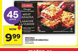 Metro IRRESISTIBLES PASTA ENTRÉES OR CABBAGE ROLLS offer