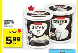 Metro IRRESISTIBLES YOGOURT TUBS offer