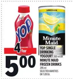 Metro YOP SINGLE DRINKING YOGOURT offer