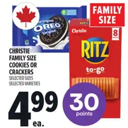 Metro CHRISTIE FAMILY SIZE COOKIES OR CRACKERS offer