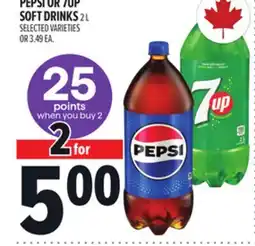 Metro PEPSI OR 7UP SOFT DRINKS offer