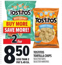 Metro TOSTITOS TORTILLA CHIPS offer
