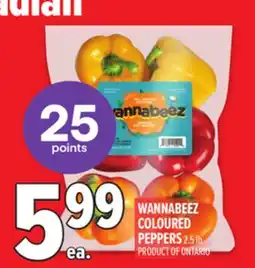 Metro WANNABEEZ COLOURED PEPPERS offer