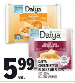 Metro DAIYA CHEEZE-STYLE BLOCKS OR SLICES offer