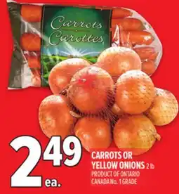 Metro CARROTS OR YELLOW ONIONS offer