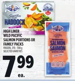 Metro HIGH LINER WILD PACIFIC SALMON PORTIONS OR FAMILY PACKS offer
