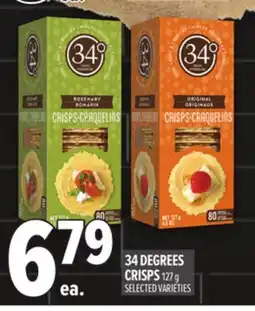 Metro 34 DEGREES CRISPS offer