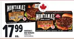 Metro MONTANA'S BEEF BURGERS offer