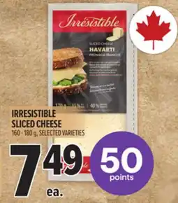 Metro IRRESISTIBLE SLICED CHEESE offer