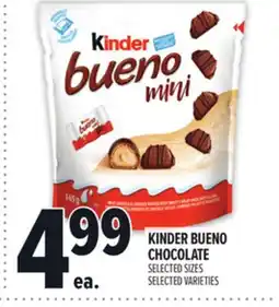 Metro KINDER BUENO CHOCOLATE offer