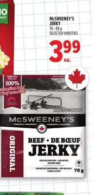 Metro MCSWEENEY'S JERKY offer