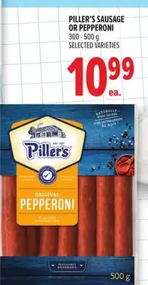 Metro PILLER'S SAUSAGE OR PEPPERONI offer