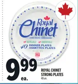 Metro ROYAL CHINET STRONG PLATES offer