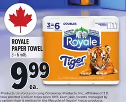 Metro ROYALE PAPER TOWEL offer