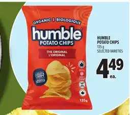 Metro HUMBLE POTATO CHIPS offer