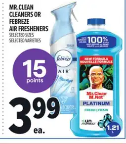 Metro MR.CLEAN CLEANERS OR FEBREZE AIR FRESHENERS offer