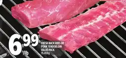 Metro FRESH BACK RIBS OR PORK TENDERLOIN offer