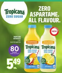 Metro TROPICANA BEVERAGES offer