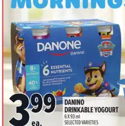 Metro DANINO DRINKABLE YOGOURT offer