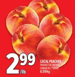 Metro LOCAL PEACHES offer
