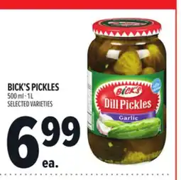 Metro BICK'S PICKLES offer