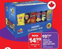 Metro FRITO LAY CLASSIC MIX MEGA SIZE CHIPS offer