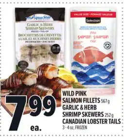 Metro SELECTION WILD PINK SALMON FILLETS offer