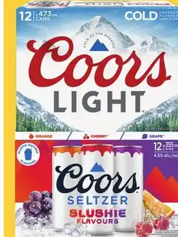 Metro COORS LIGHT BEER OR COORS SELTZER SLUSHIE offer