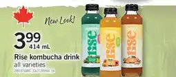 Fortinos RISE KOMBUCHA DRINK, 414 ML offer