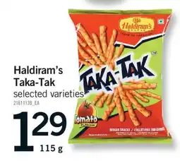 Fortinos HALDIRAM'S TAKA-TAK, 115 G offer